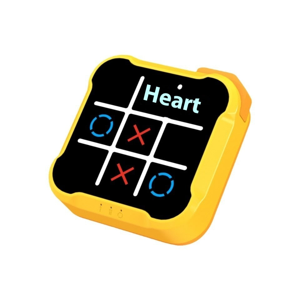 Educational Tictactoe Three-character Chess Rice Chess Children's Toys Montessori Puzzle Table Game Chess Chess Set Portable For Adults Kids