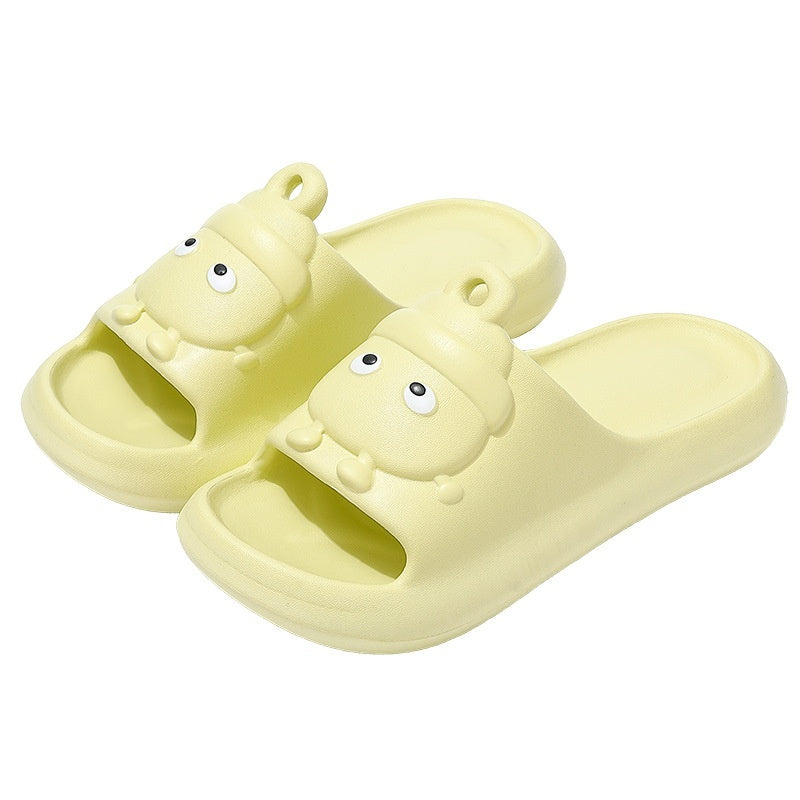 Cute Cartoon Slippers Non-slip Eva Slippers Female Couple House Shoes