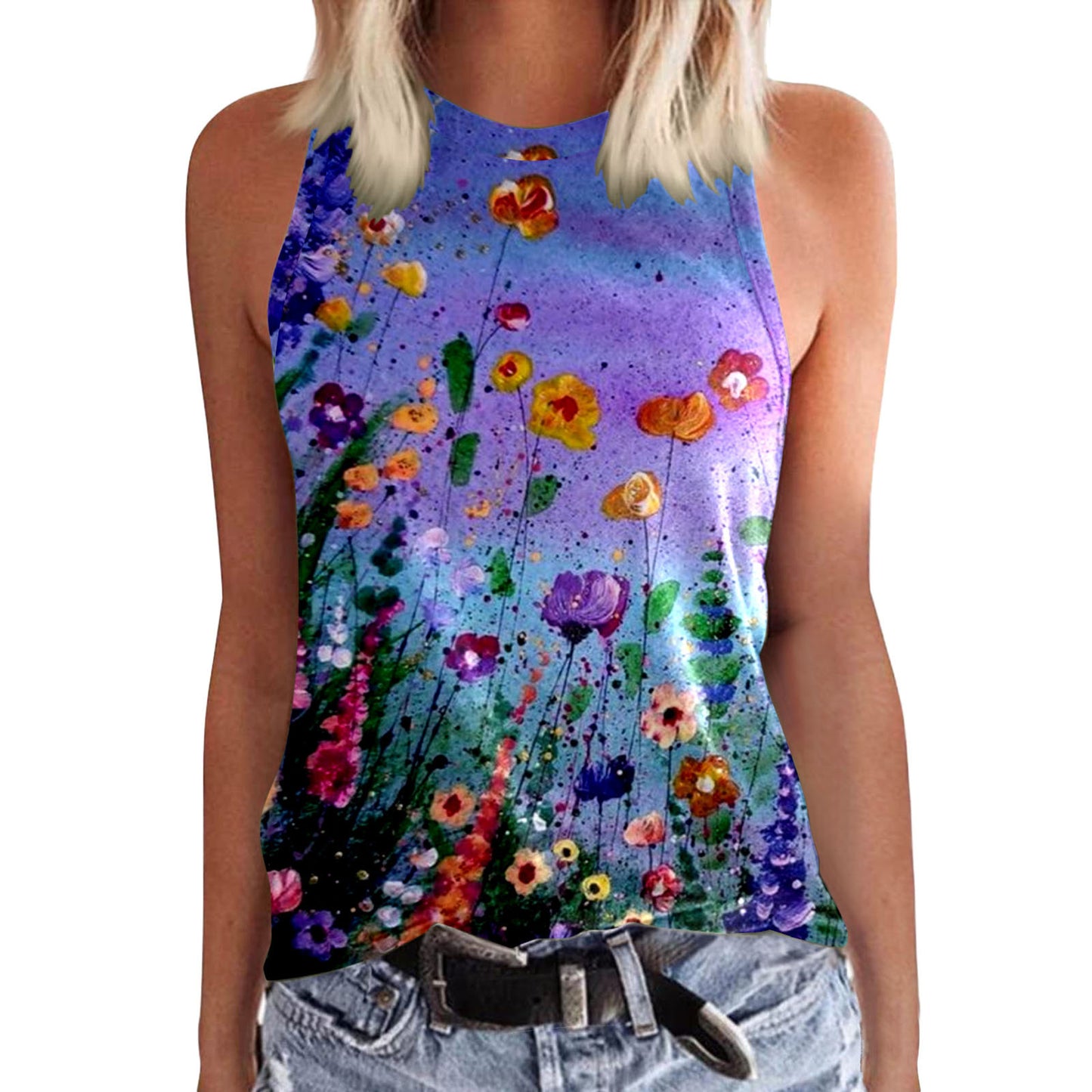 Creative 3D Digital Printed T-shirt Female