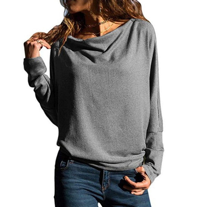 New Solid Color Loose Top T-shirt