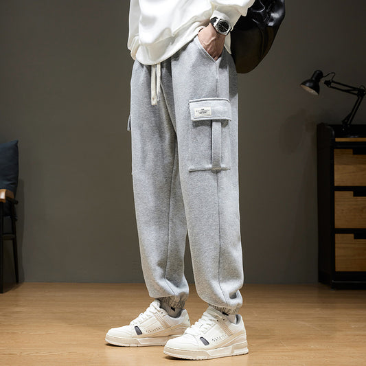 Casual Yuan A49 Plus-sized Price Control Sports Pants Knitted