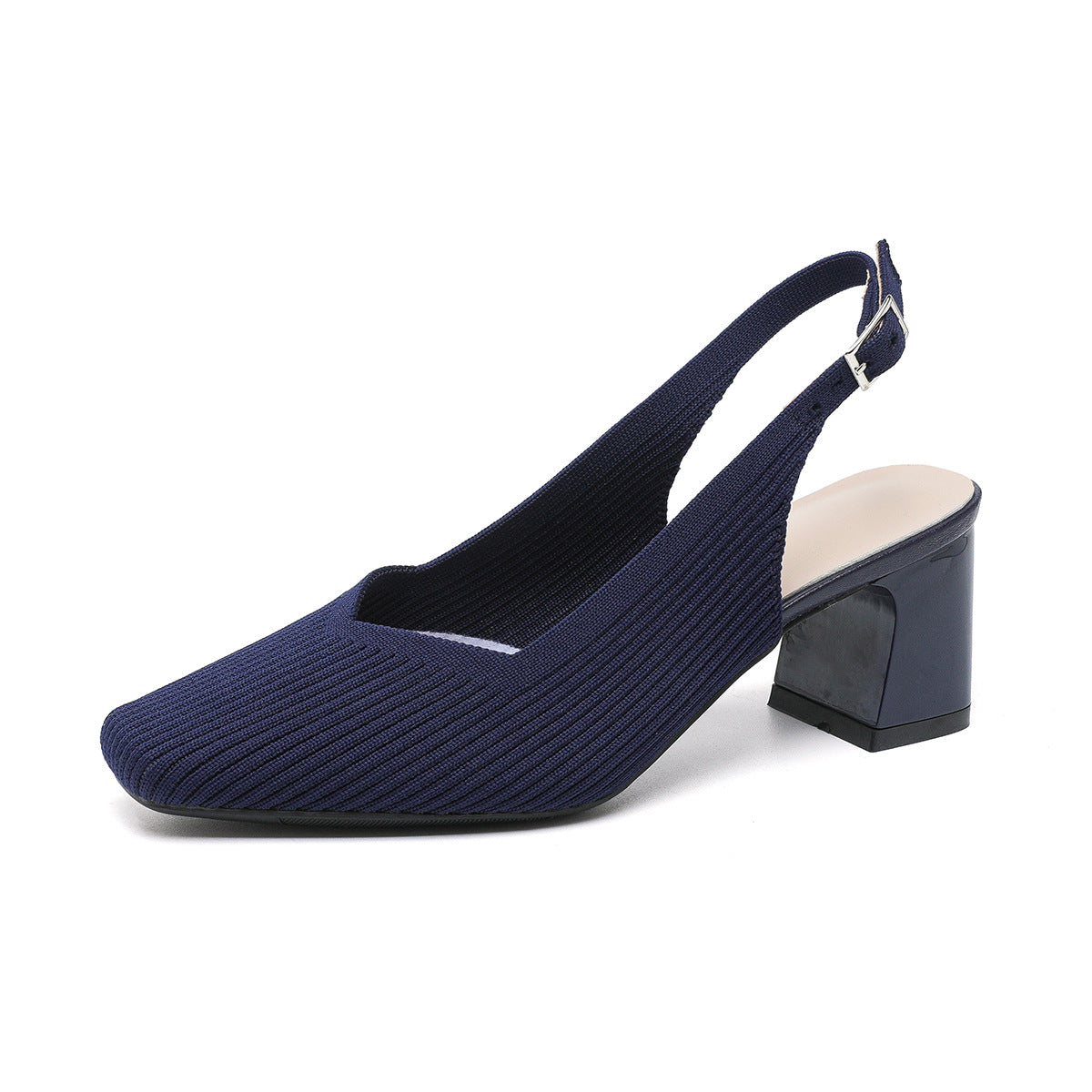 All-match Breathable Square Toe Cap High Heel Sandals