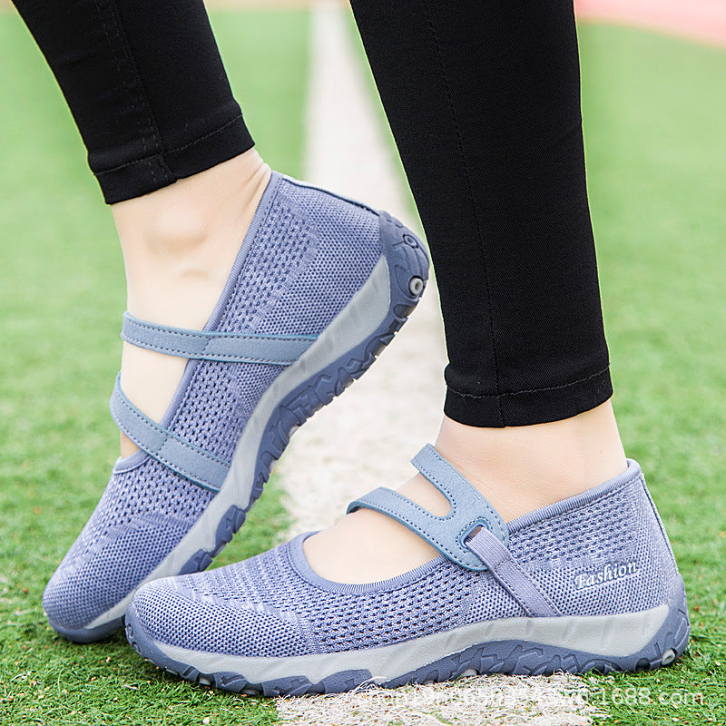 Plus Size Outdoor Travel Summer Cloth Shoes For The Elderly
