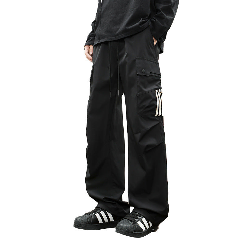 American Fashion Brand Multi-pocket Functional Workwear Paratrooper Pants